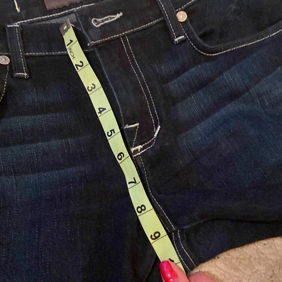 Rock & Republic Los Angeles Slim Flared Dark Blue Jeans - Picture 9 of 16